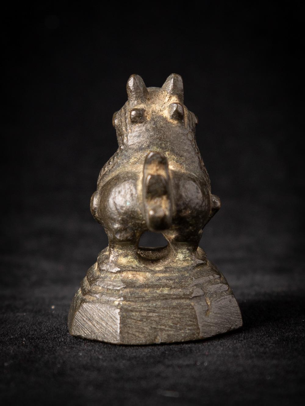Poids à opium en bronze ancien de Birmanie, 19e siècle Bon état - En vente à DEVENTER, NL