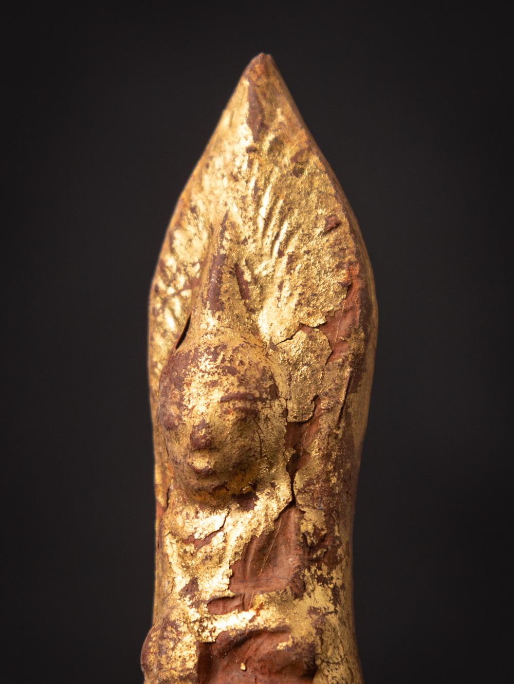 Antike burmesische Buddha-Amulett aus Burma aus dem 19. Jahrhundert im Angebot 7