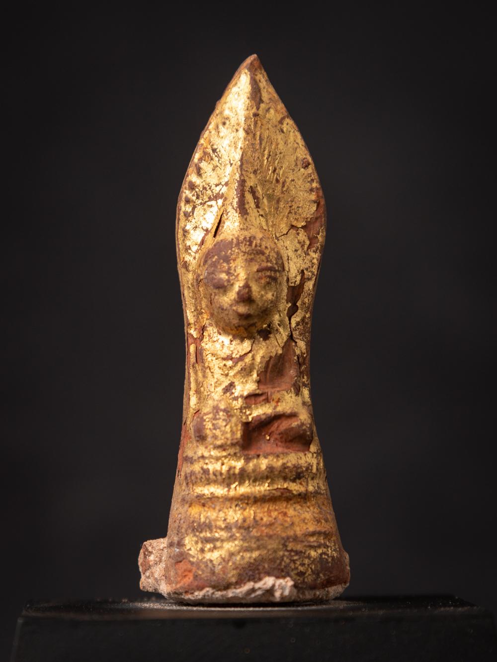 Antike burmesische Buddha-Amulett aus Burma aus dem 19. Jahrhundert im Angebot 3