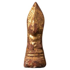 Amulet de Bouddha birman ancien du 19ème siècle de Birmanie