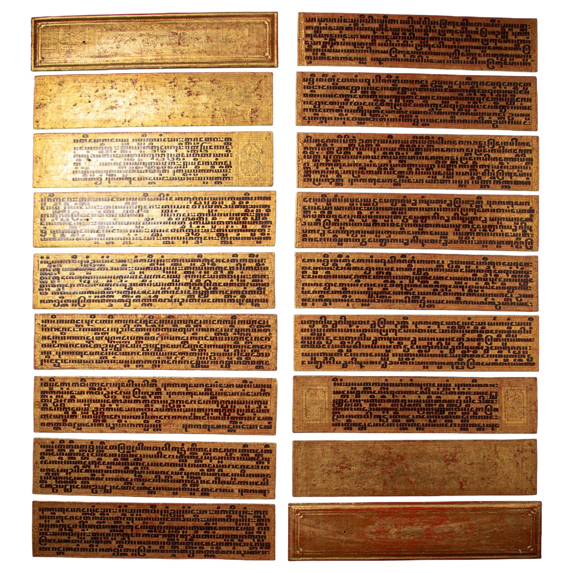 19th century Antique Burmese Manuscript - Kammavaca book from Burma
