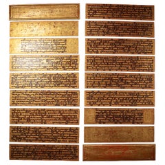 19th century Antique Burmese Manuscript - Kammavaca book from Burma