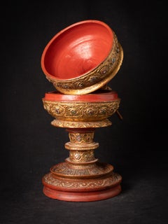 19th century Antique Burmese offering vessel from Burma