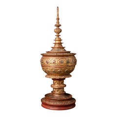 19th century Antique Burmese offering vessel from Burma