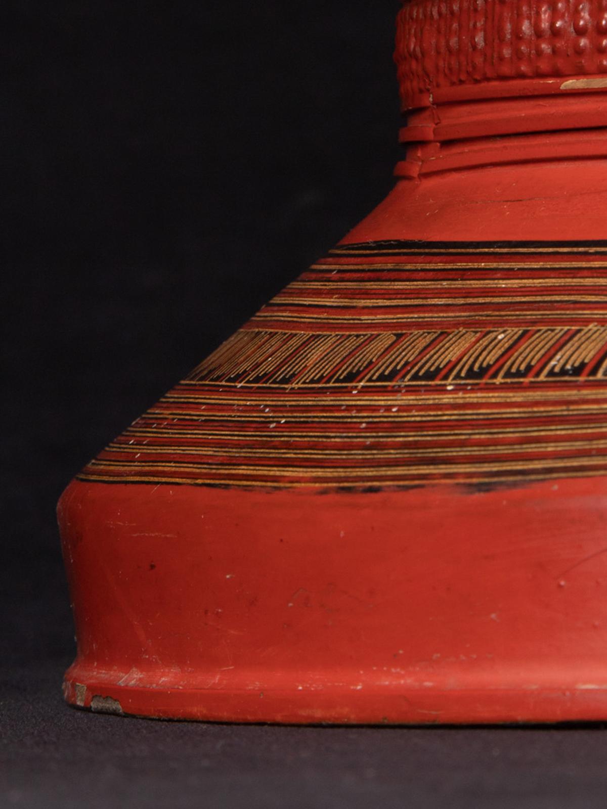  19th century Antique Burmese offering vessel from Burma - Original Buddhas For Sale 7