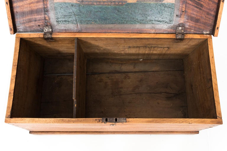 19th Century Antique Camphorwood Canted Sea Chest at 1stDibs sea chest for sale, sea chests