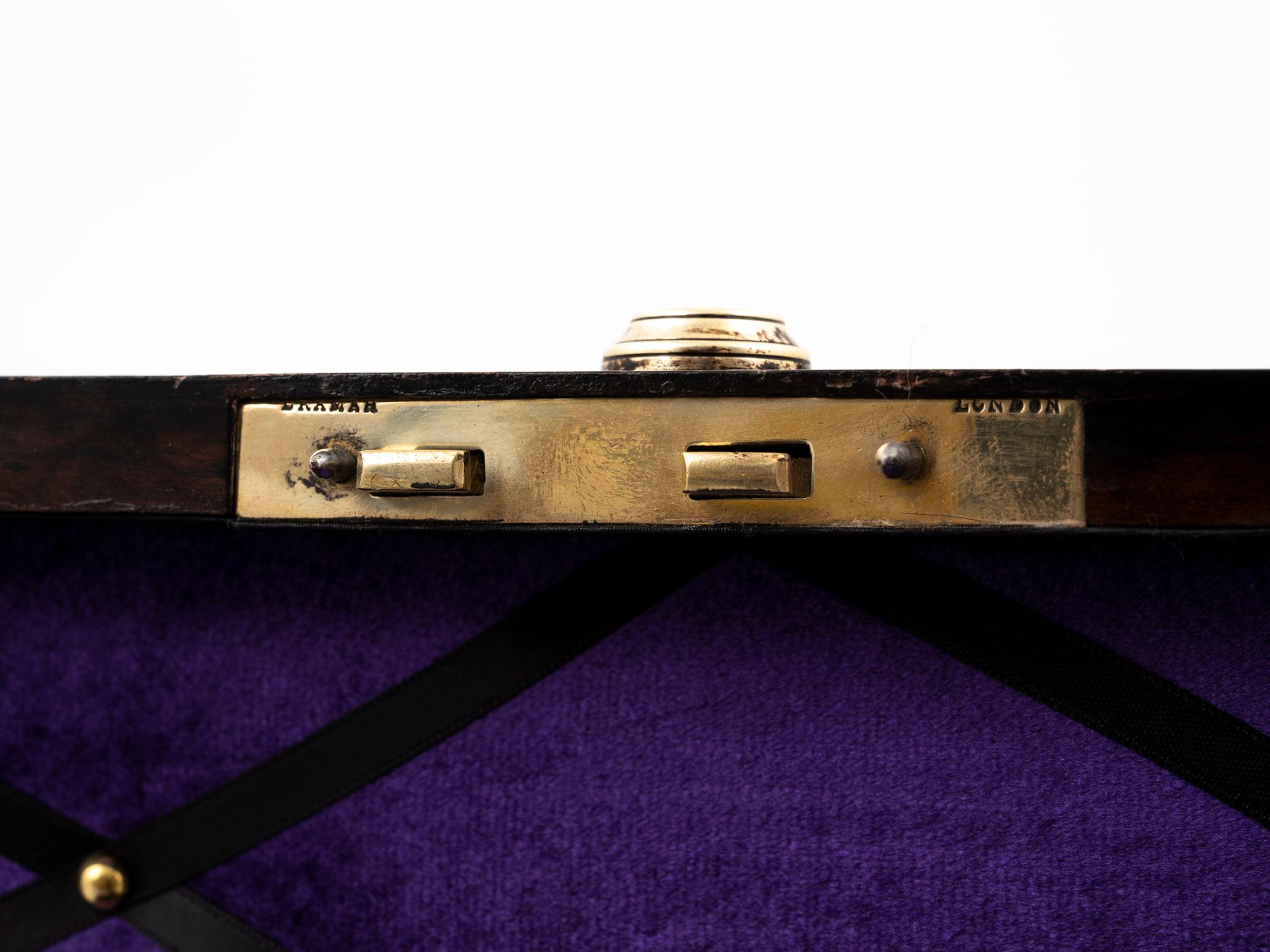19th Century Antique Cantilever Jewellery Box 5