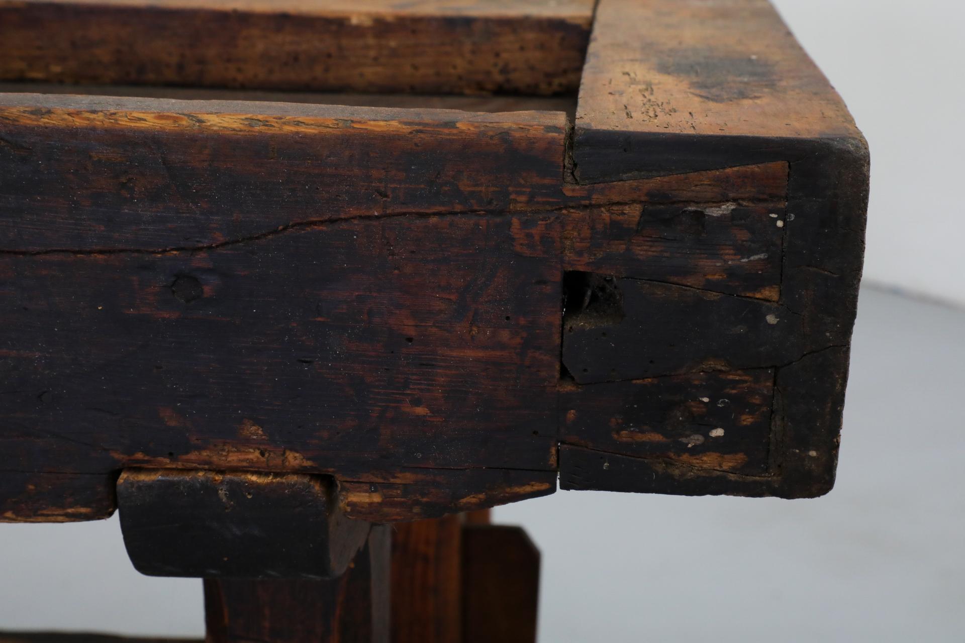 bench de menuisier ancien du 19ème siècle fabriqué en Estonie en vente 13