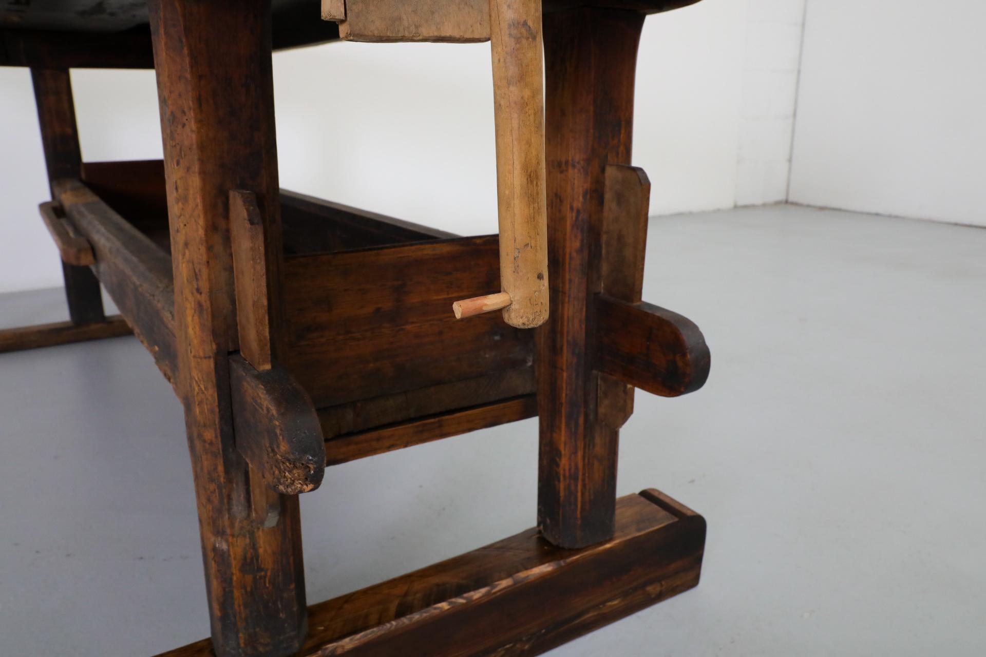 bench de menuisier ancien du 19ème siècle fabriqué en Estonie en vente 1