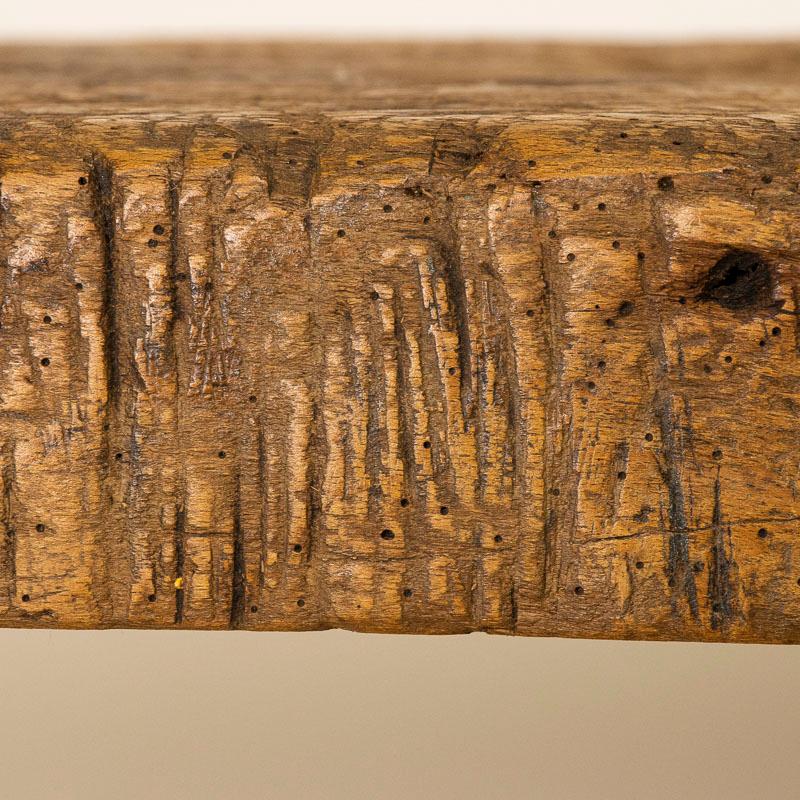 19th Century Antique Carpenter's Workbench Rustic Console Table from France 3