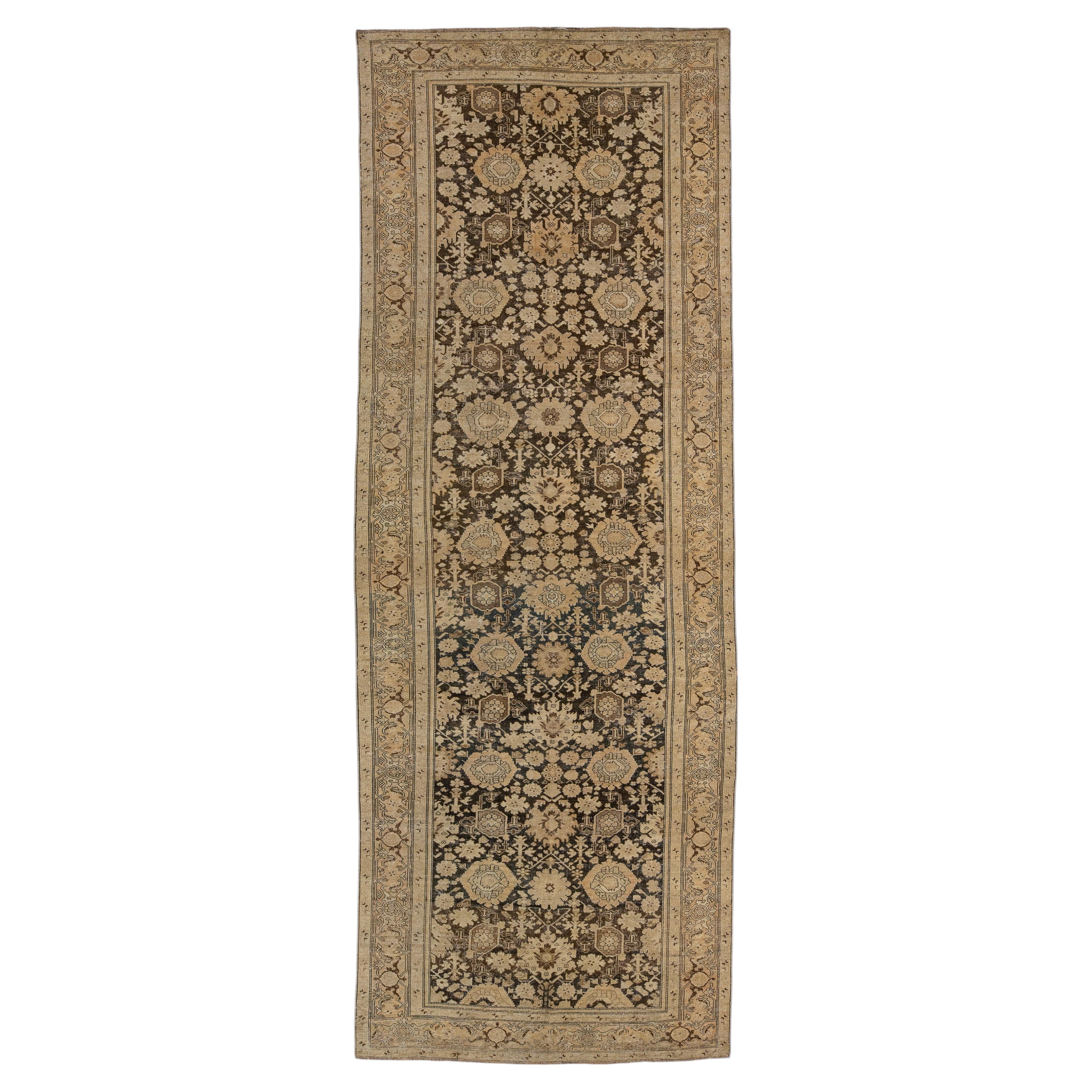 19th Century Antique Caucasian Karabagh Runner Rug with All-Over Geometric Motif
