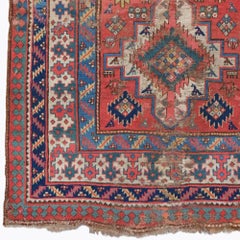 19th Century Antique Caucasian Rug - Antique Wool Rug