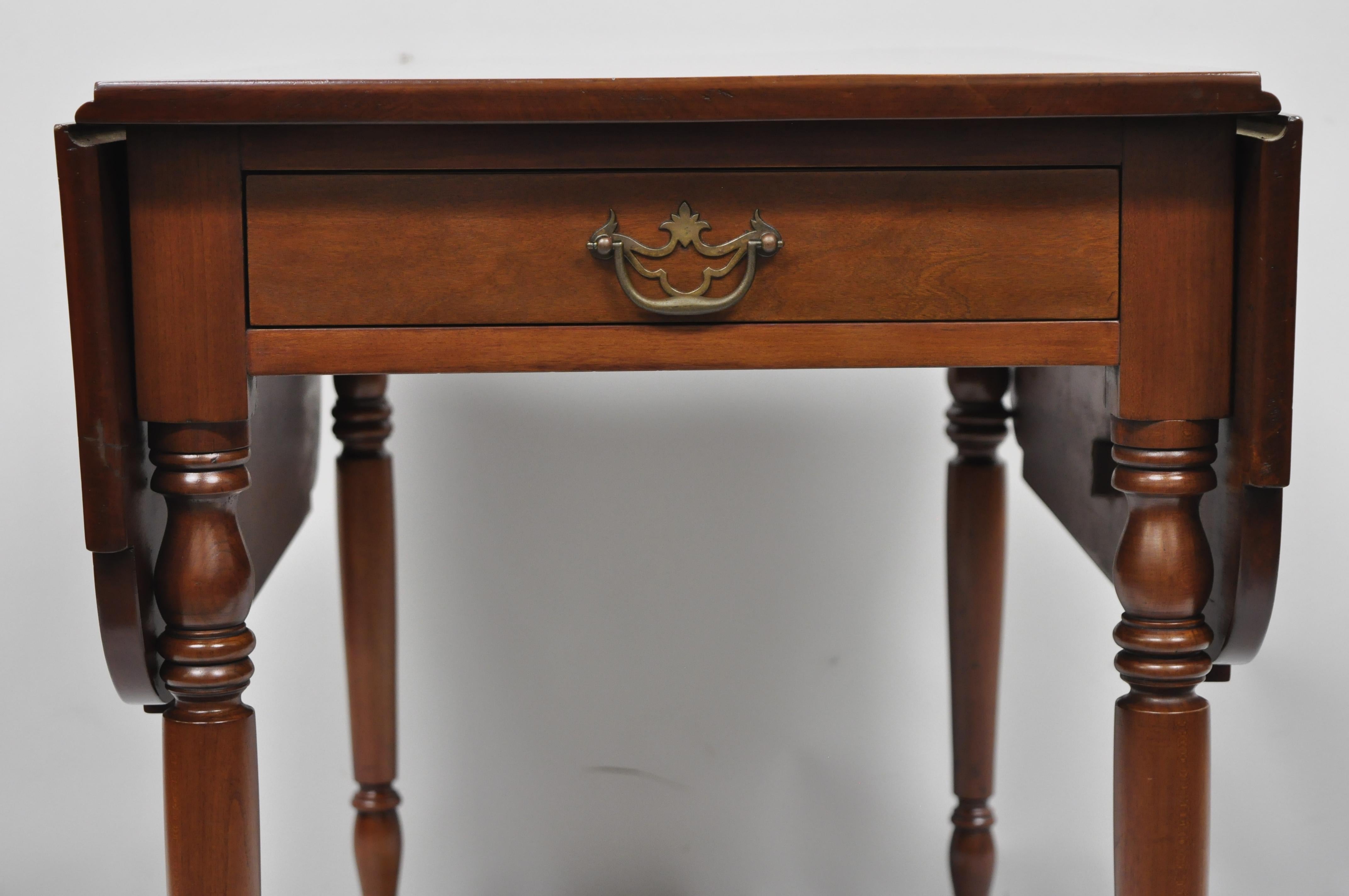 antique cherry drop leaf table