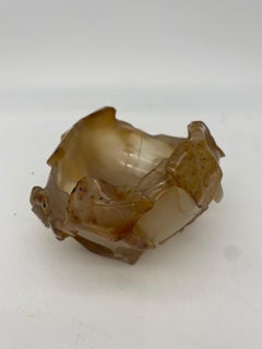 19th Century Antique Chinese Agate Brush Washer