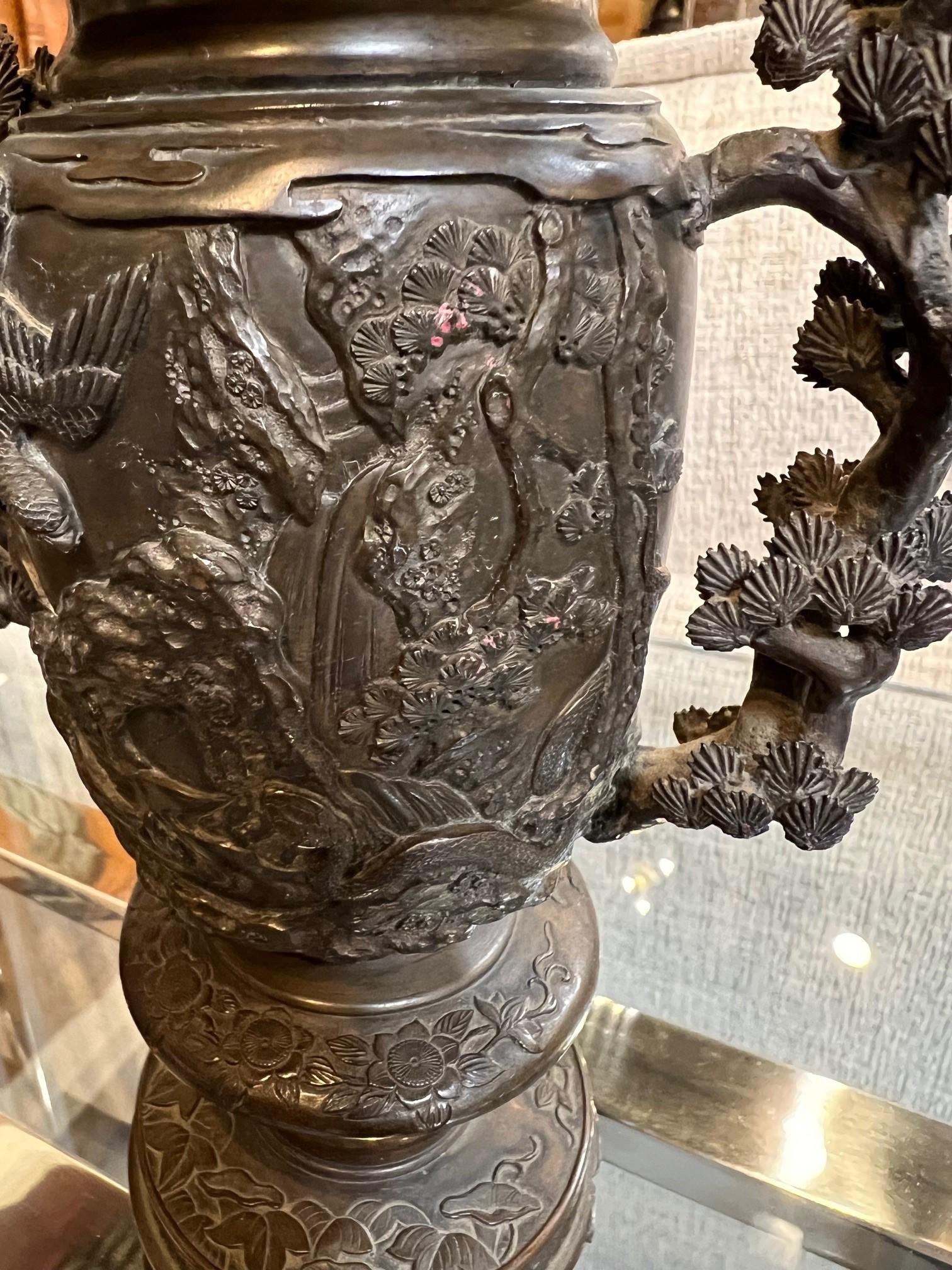19th Century Antique Chinese Bronze Censer, Incense Burner   For Sale 8
