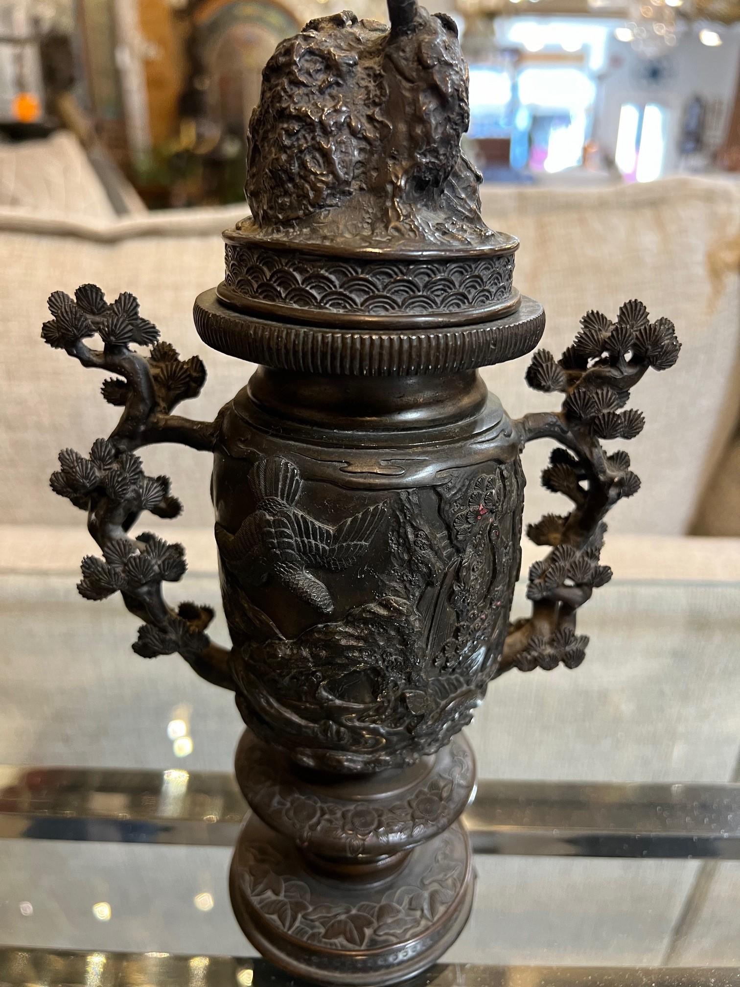 19th Century Antique Chinese Bronze Censer, Incense Burner   For Sale 6