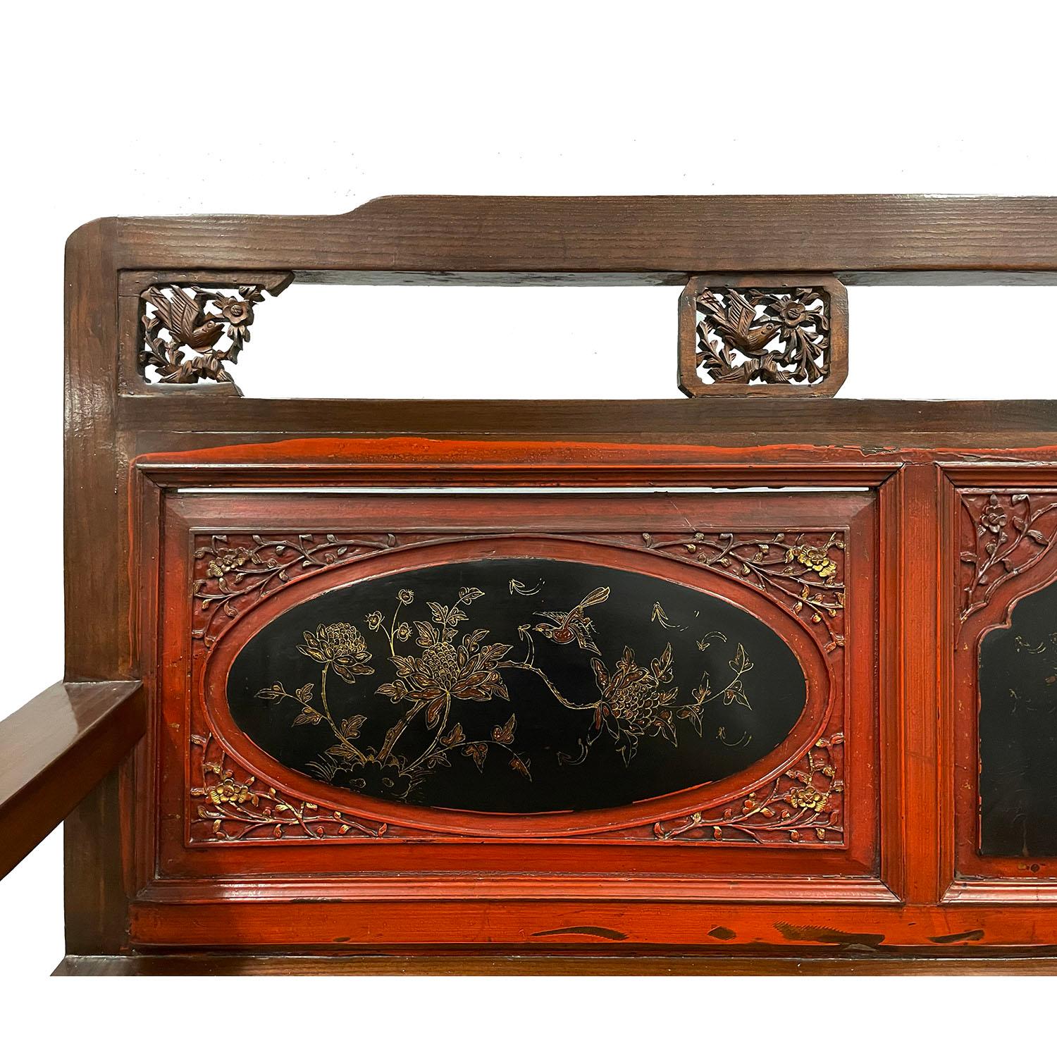 antique chinese bench