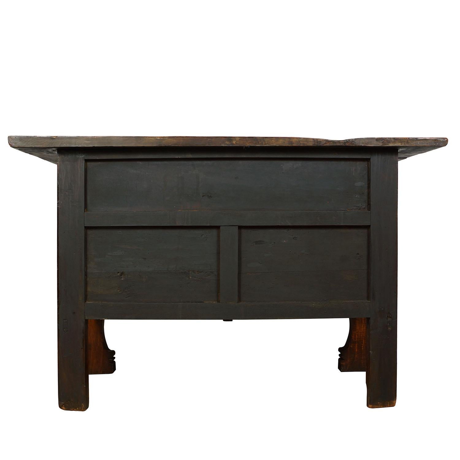 19th Century Antique Chinese Credenza, Sideboard, Buffet Table For Sale 6