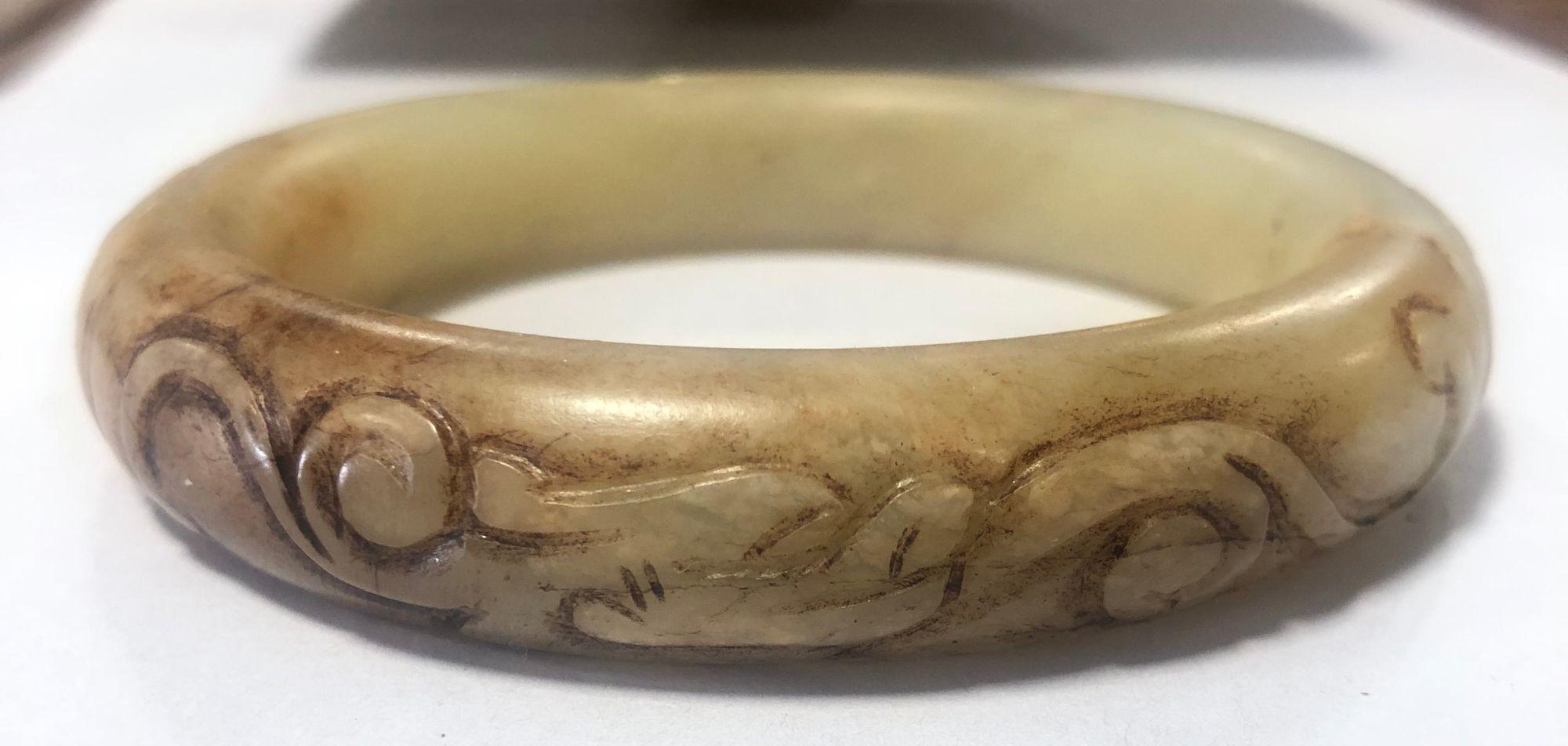 carved ivory bracelet