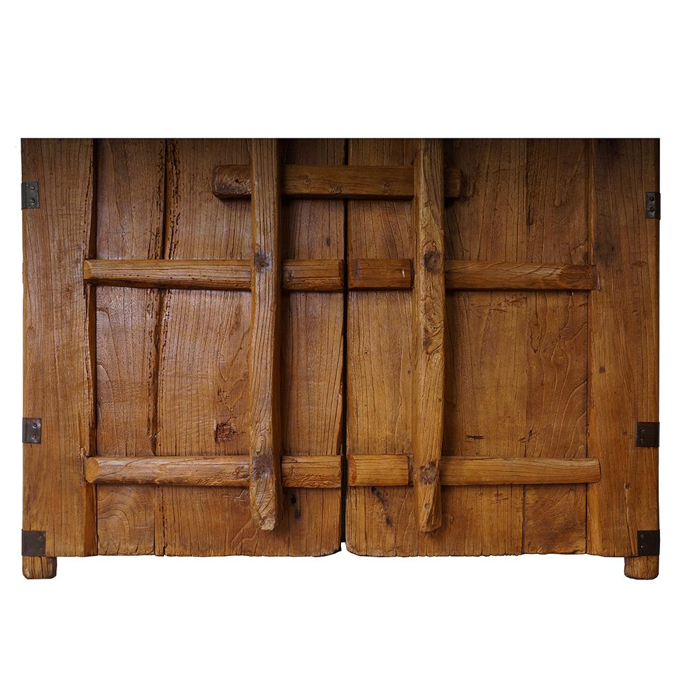19th Century Antique Chinese Large Court Yard Door Panels-Pair For Sale 2