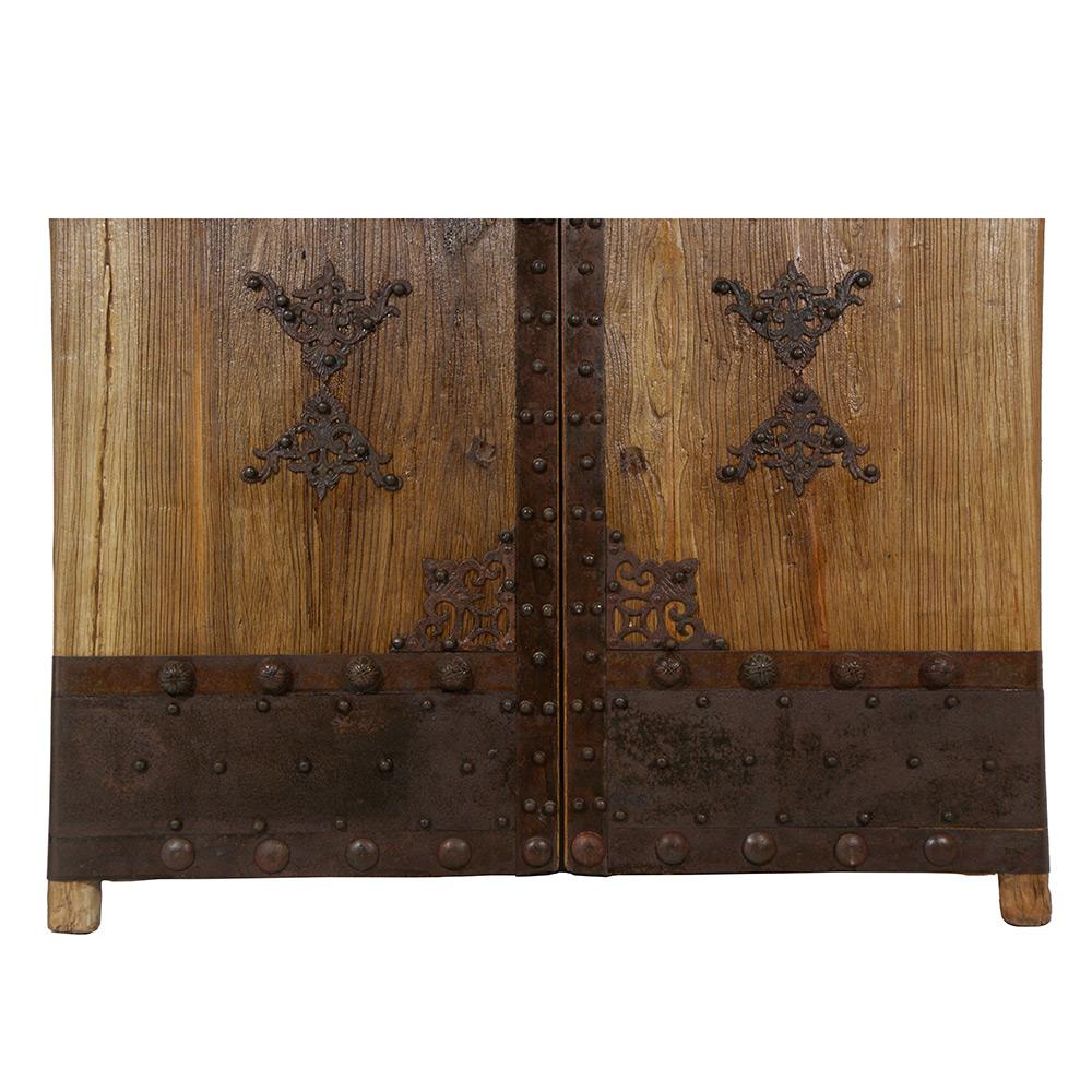 19th Century Antique Chinese Large Court Yard Door Panels-Pair For Sale 3