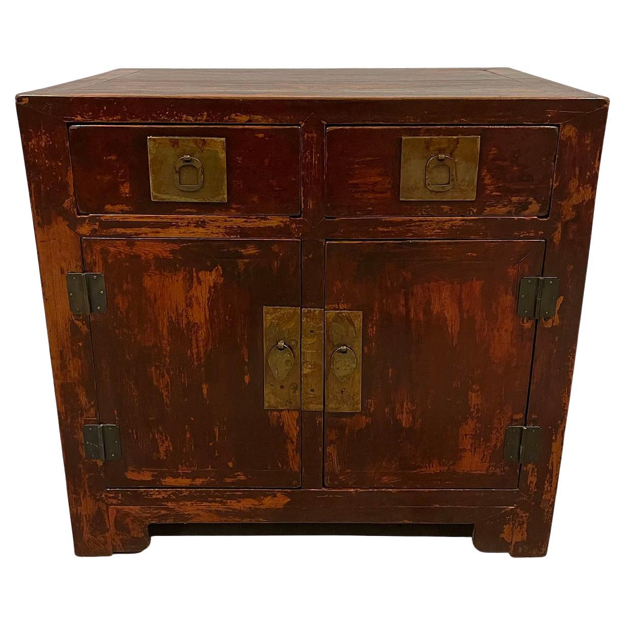 19th Century Antique Chinese Ming Style Cabinet/Sideboard For Sale