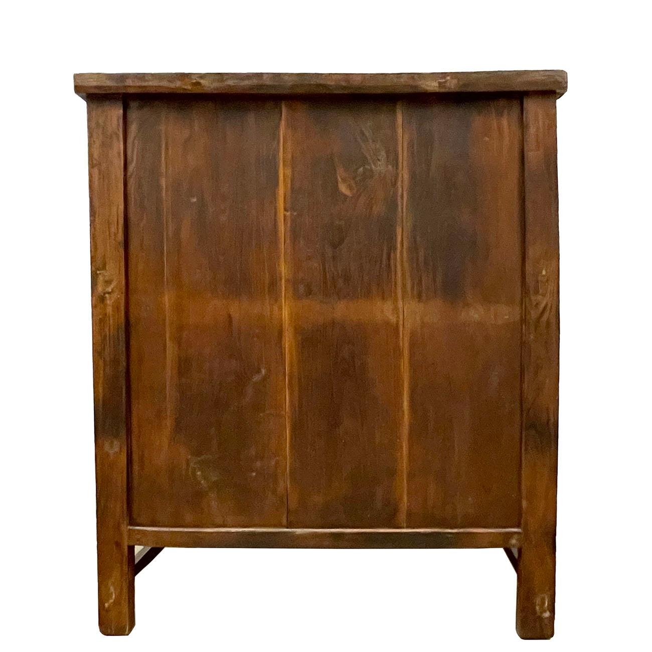 19th Century Antique Chinese Painted Cabinet/Side Table For Sale 7