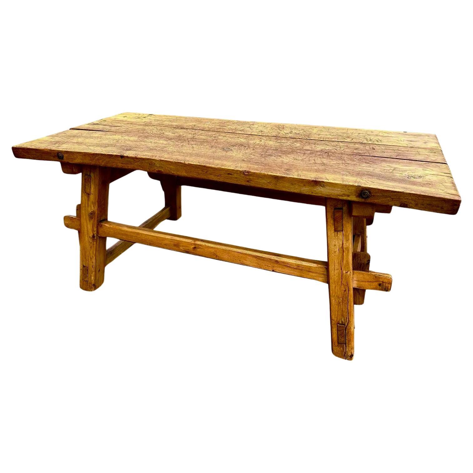 19th Century Antique Coffee Table For Sale