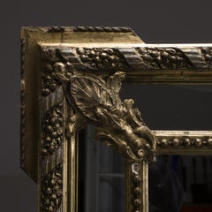 19th Century Antique Cushion Mirror