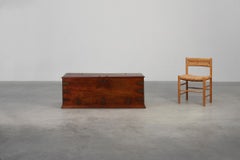 19th Century Antique Dutch Teak Blanket Chest, The Netherlands