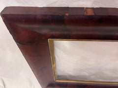 19th Century Antique Empire Style Mahogany Large Picture Frame 36 x 20