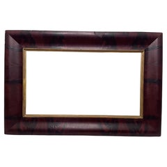 19th Century Antique Empire Style Mahogany Large Picture Frame 36 x 20
