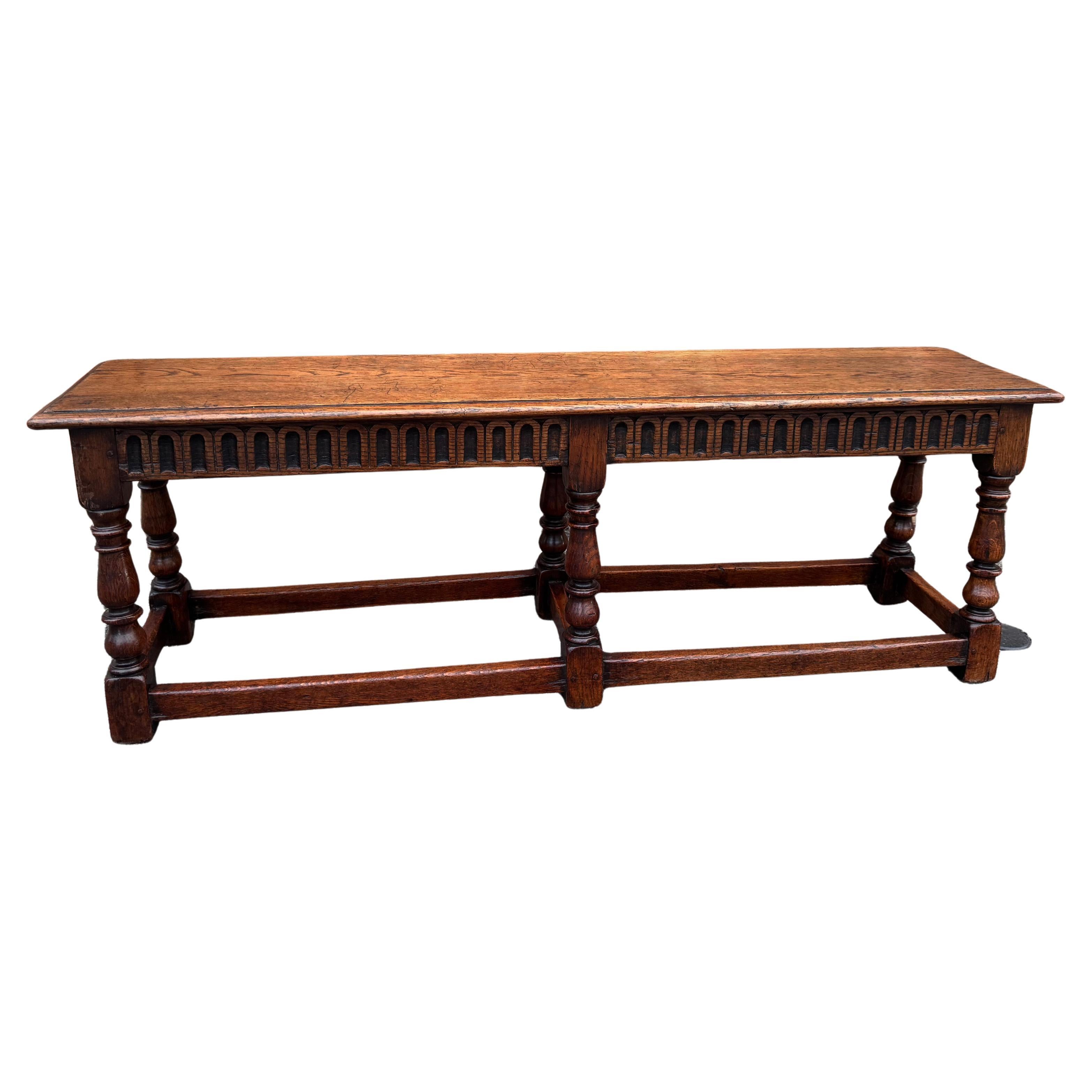 Banc anglais ancien du 19e siècle