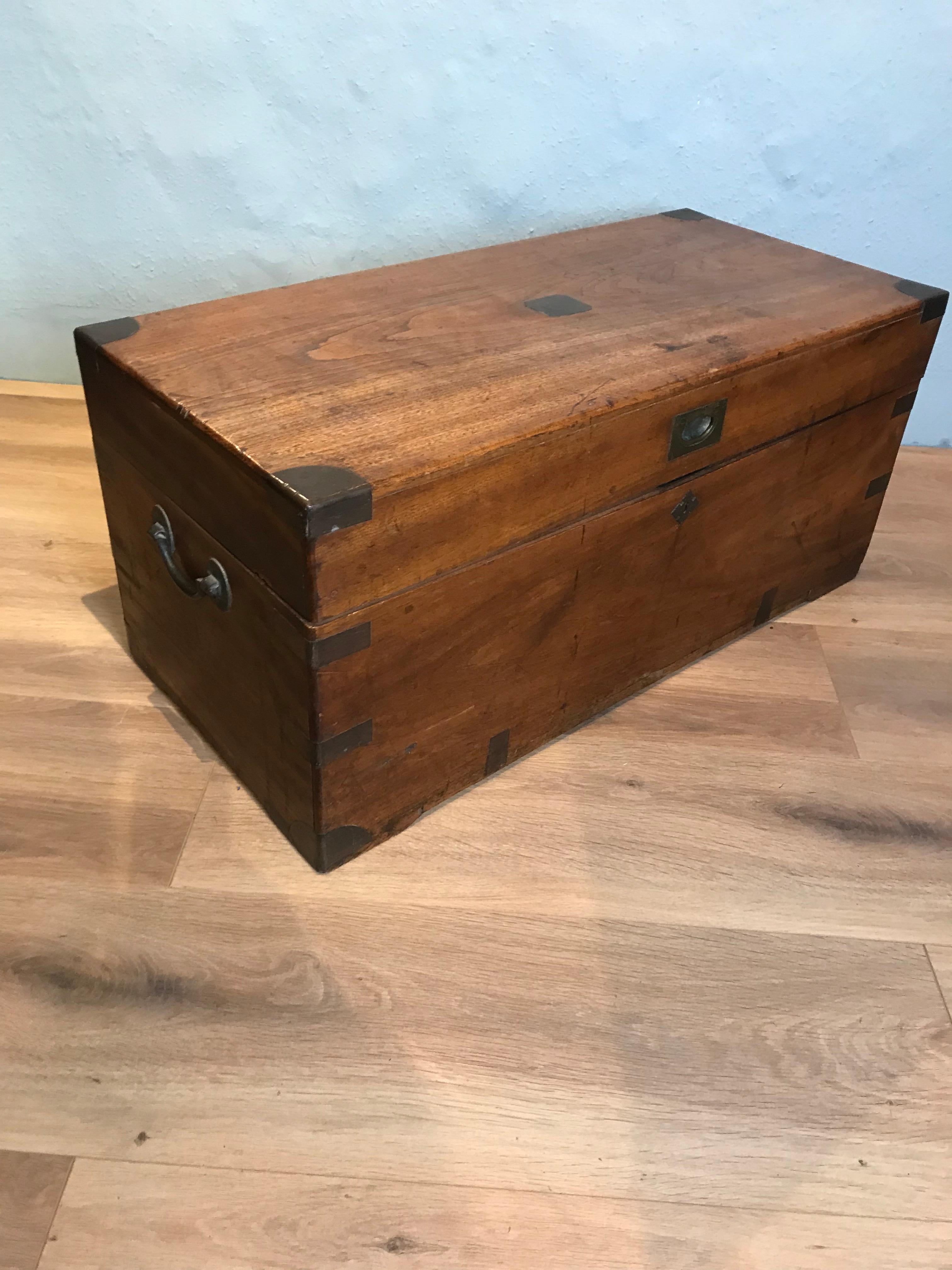 19th Century, Antique English Camphor Chest In Good Condition In Sherborne, GB