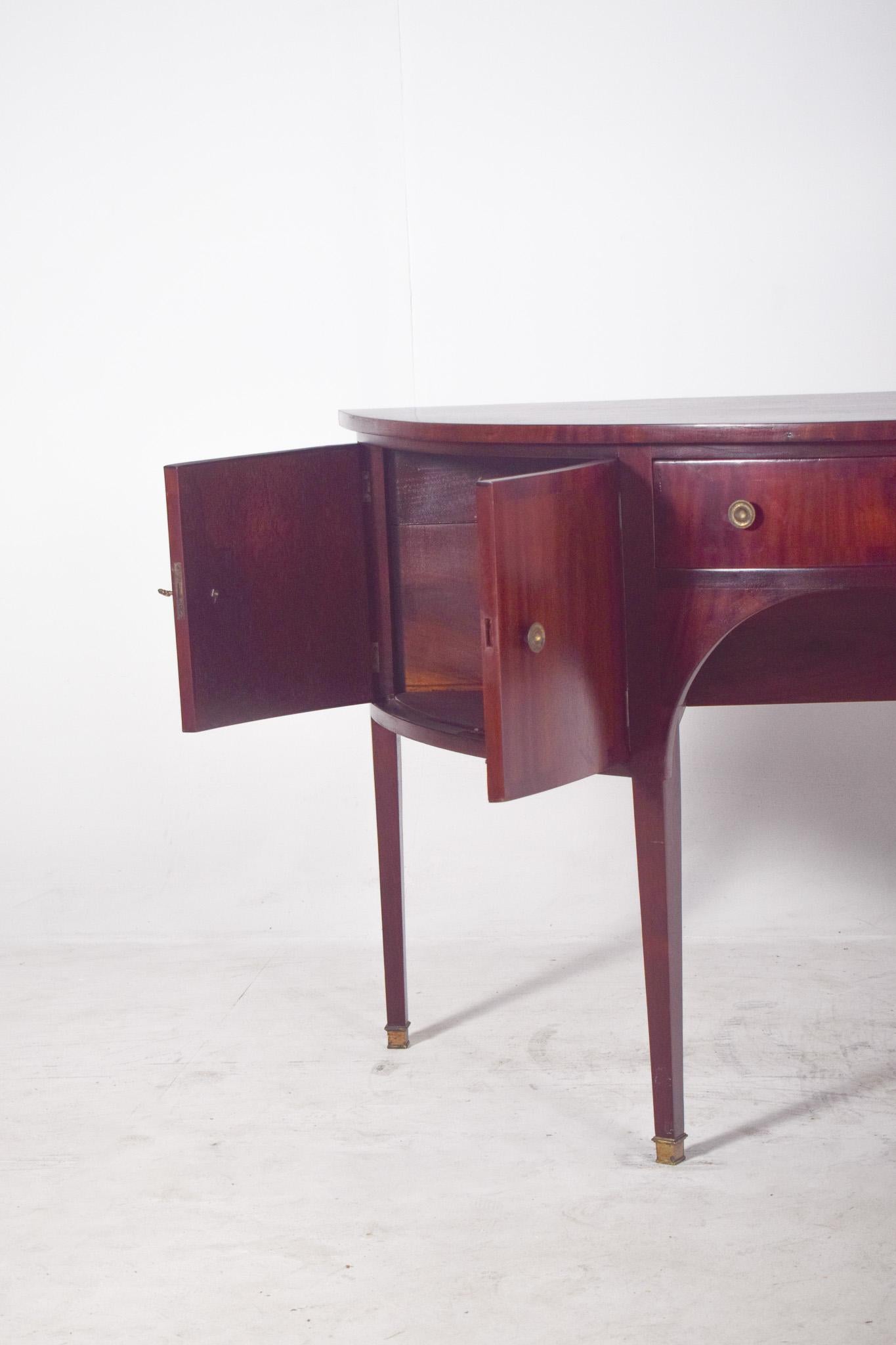 19th Century Antique English Empire Sideboard For Sale 9