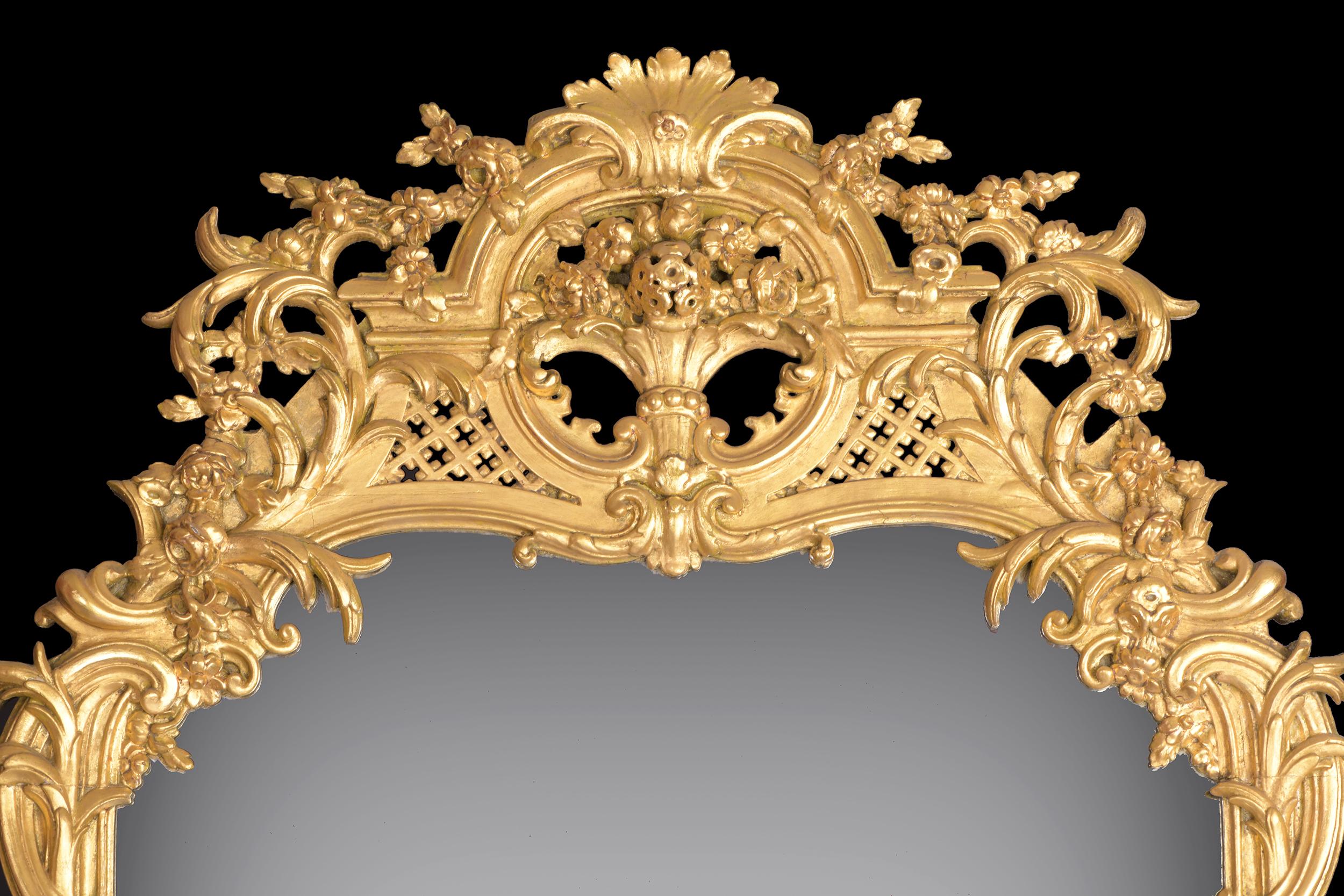 antique gilt mirror