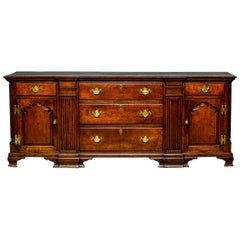 19th Century Antique English Yorkshire Manor All Original Oak Chest