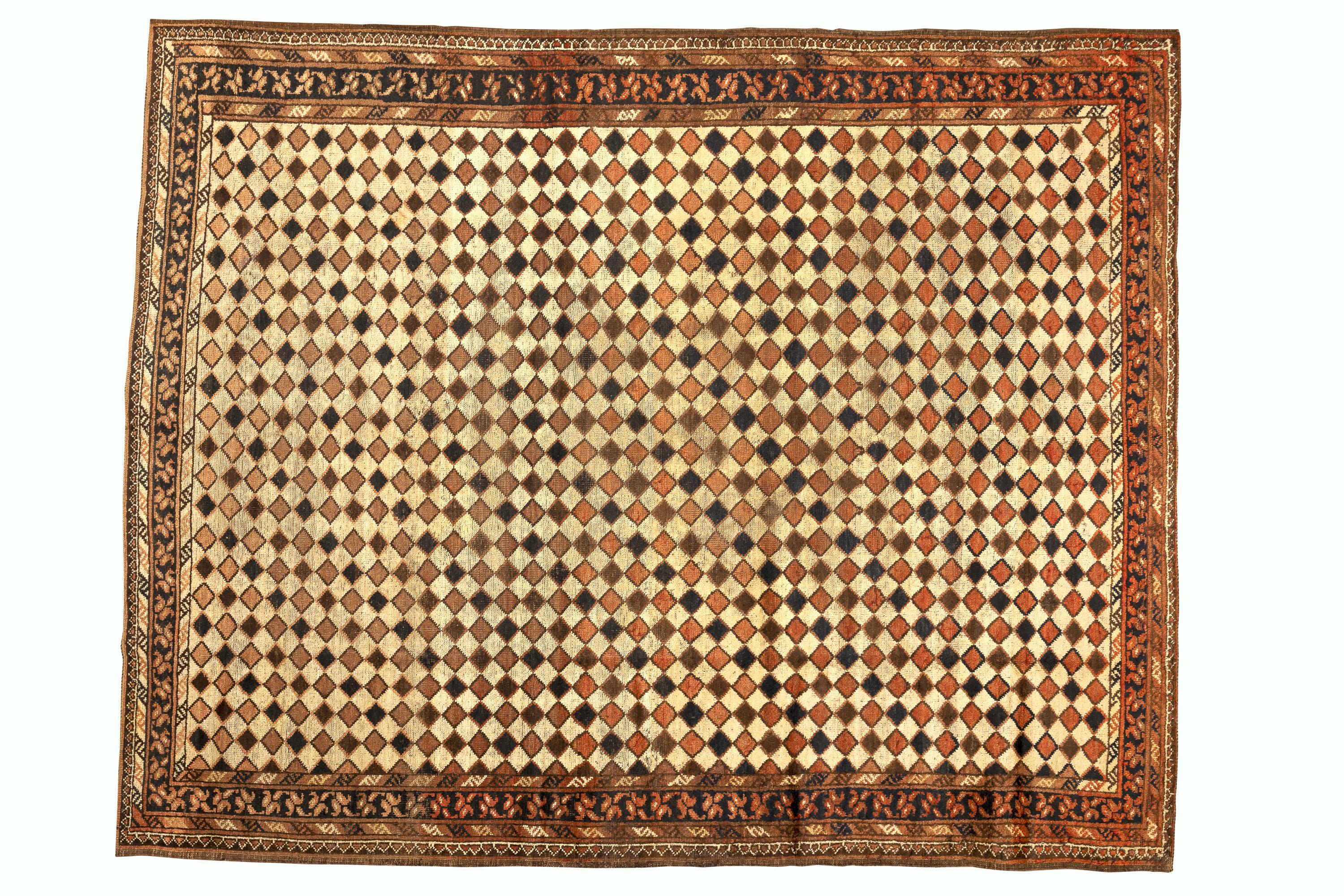 19th Century Antique Central Asian Ersari Rug For Sale 1