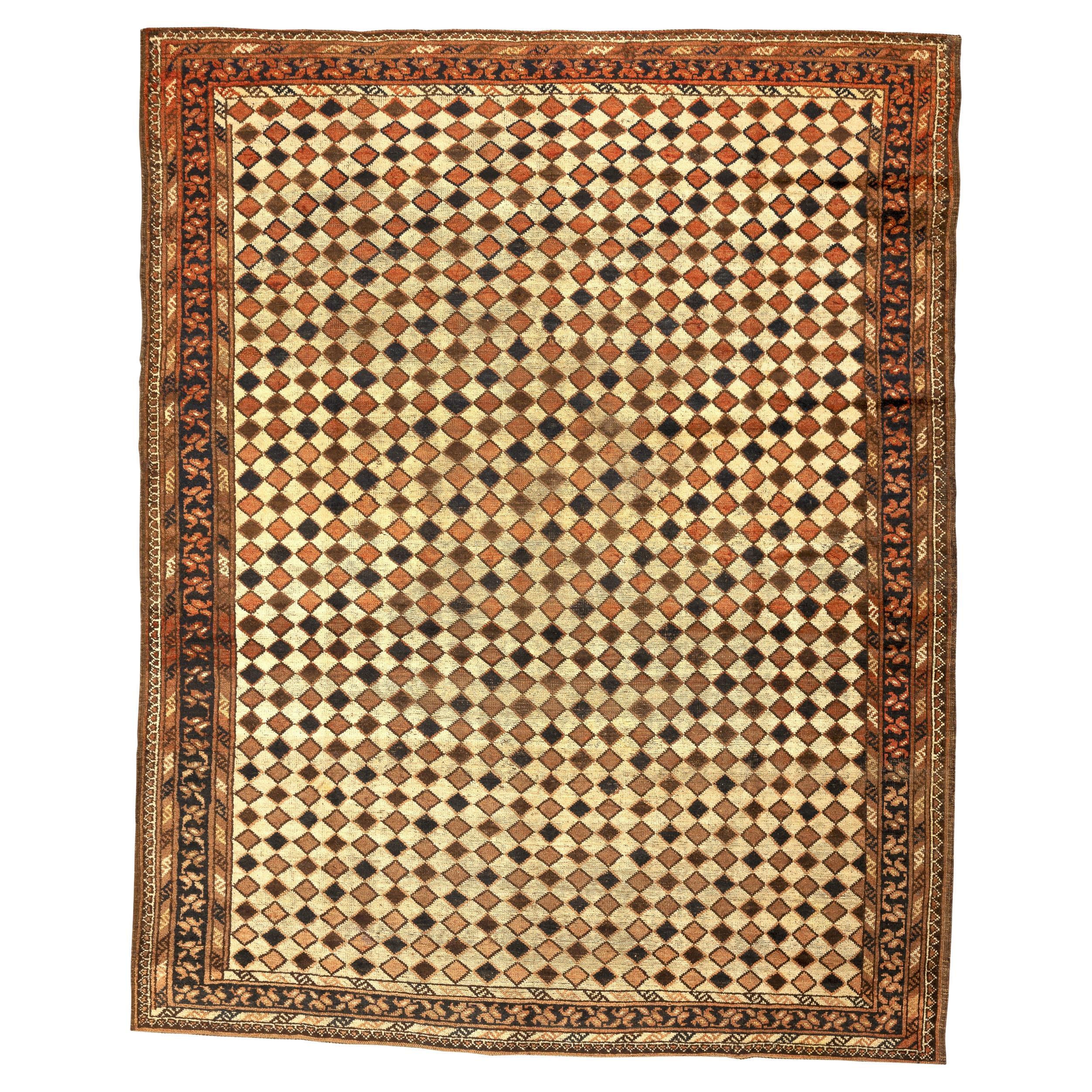 Antiker Ersari-Teppich aus dem 19. Jahrhundert