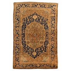 Antiker Farahan Sarouk-Teppich aus dem 19. Jahrhundert