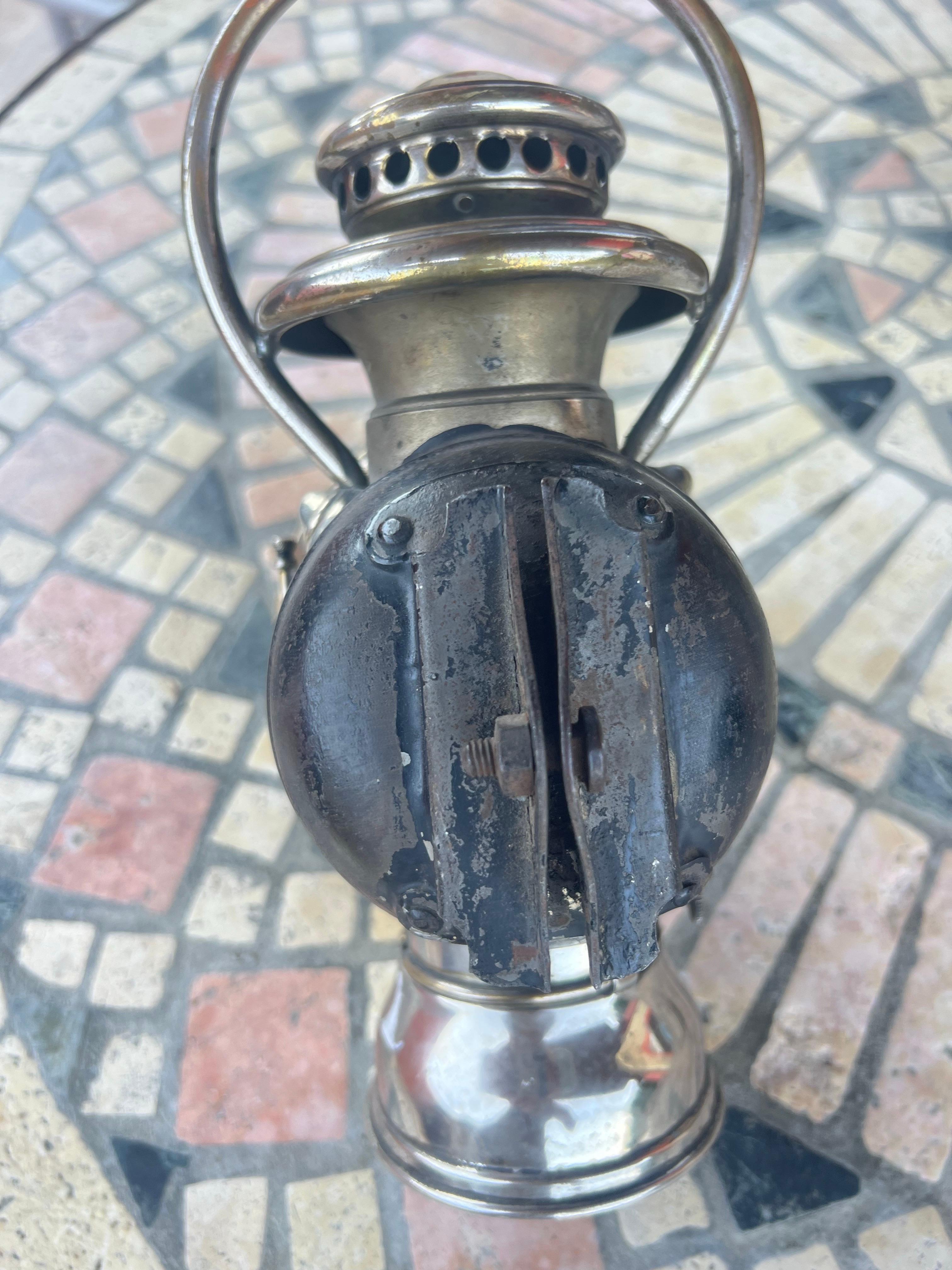 Antiguo farol de carruaje francés del siglo XIX, propiedad del presidente Émile Loubet en venta 8