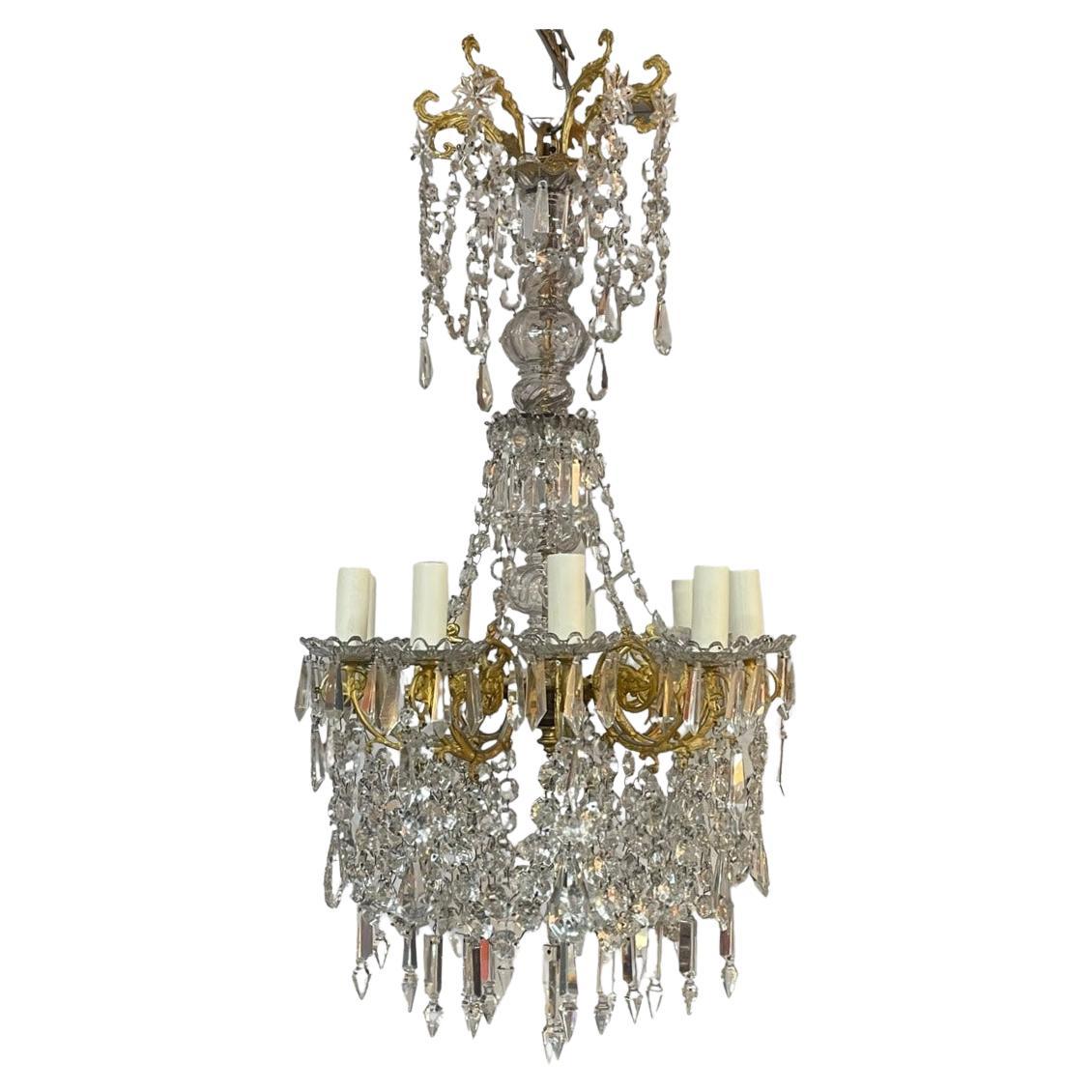 19th Century Antique French Chandelier  For Sale