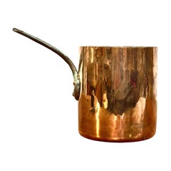 Casserole en cuivre français antique du 19e siècle par Gaillard, Paris