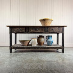 19th Century Antique French Draper's Workbench