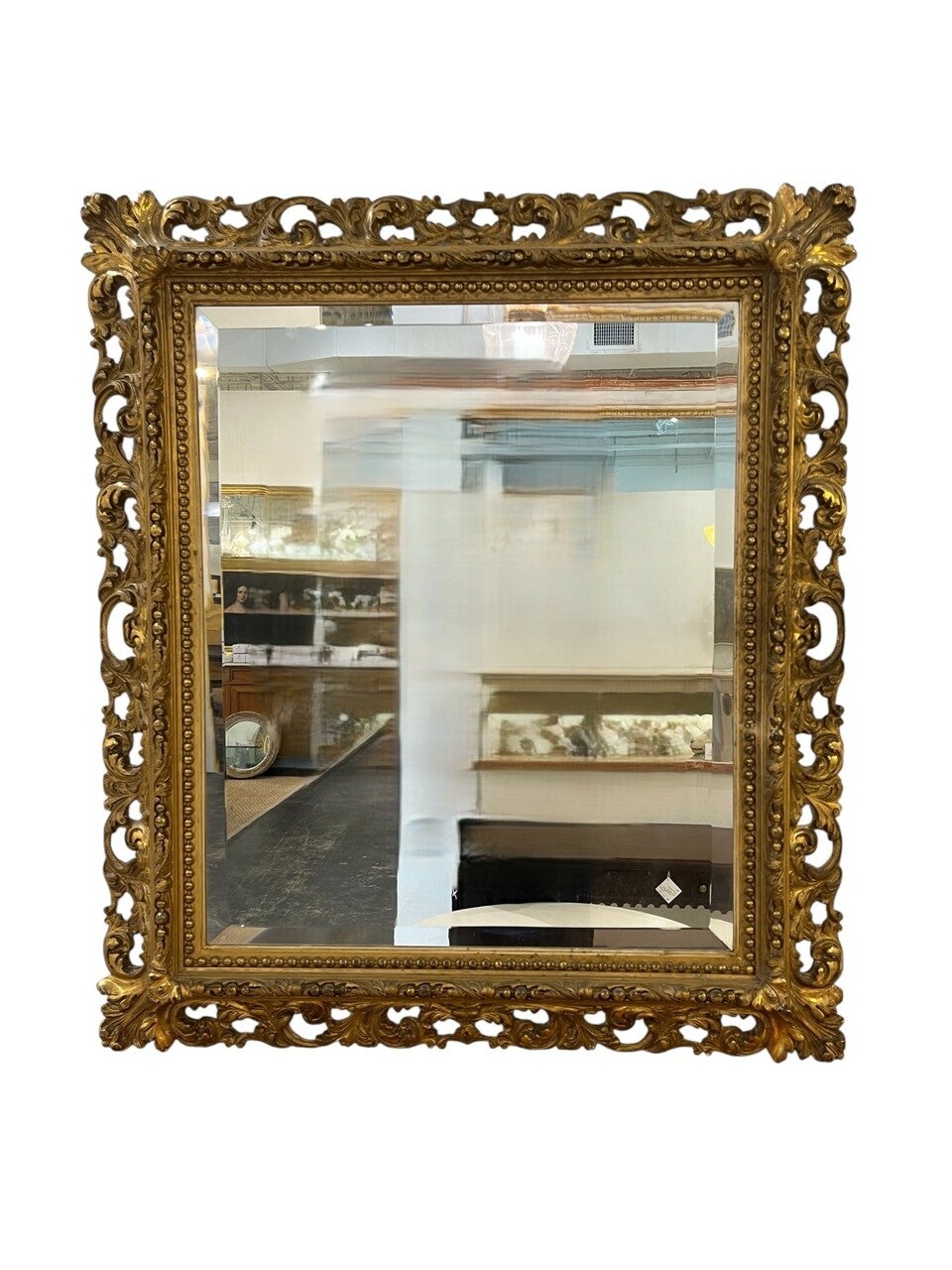 19th Century Antique French Gold Gilt Mirror