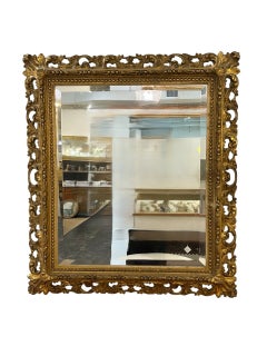 19th Century Antique French Gold Gilt Mirror
