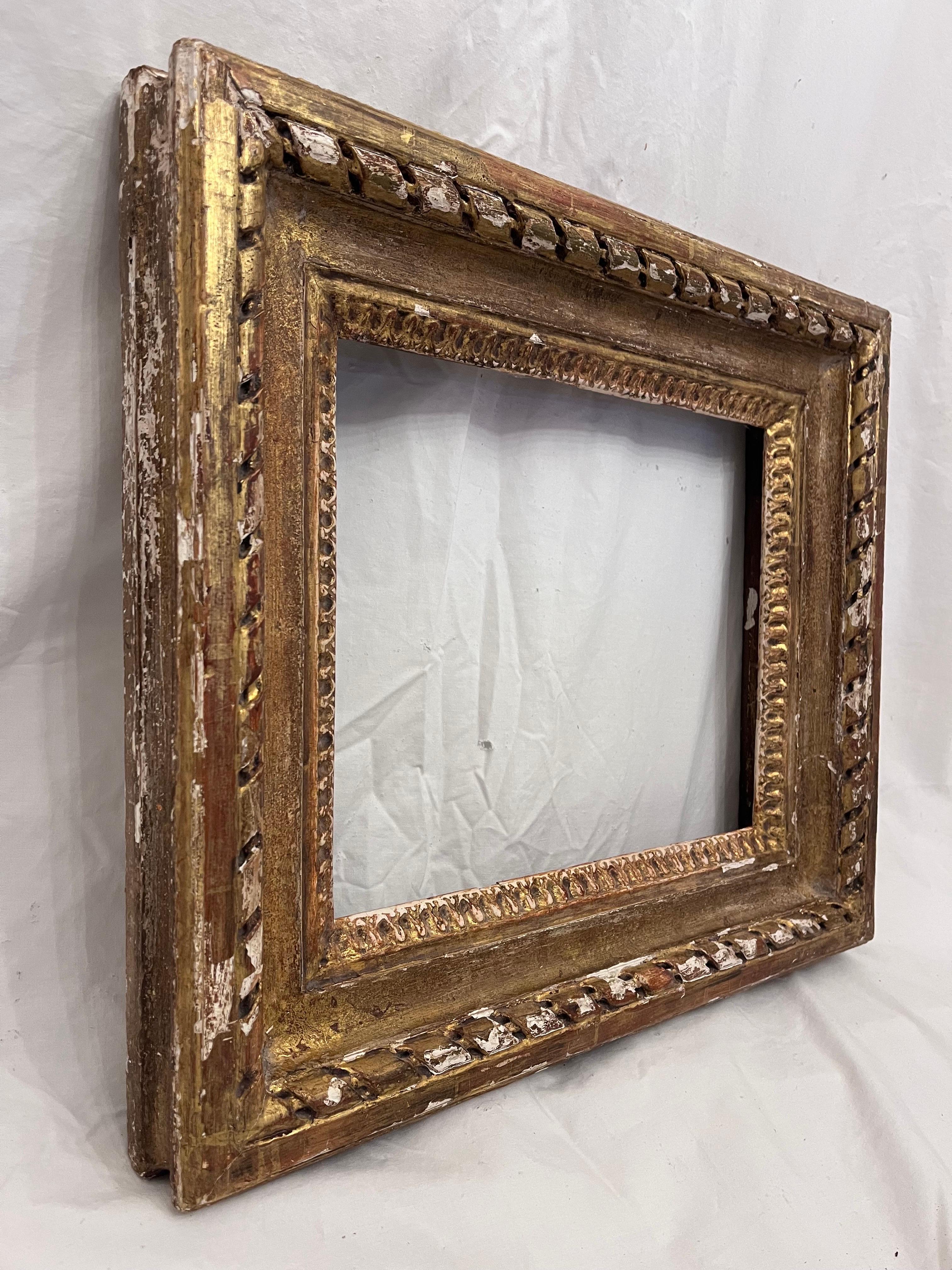 19th Century Antique French Gold Gilt Picture Frame 13 x 10 inch Circa 1880 2