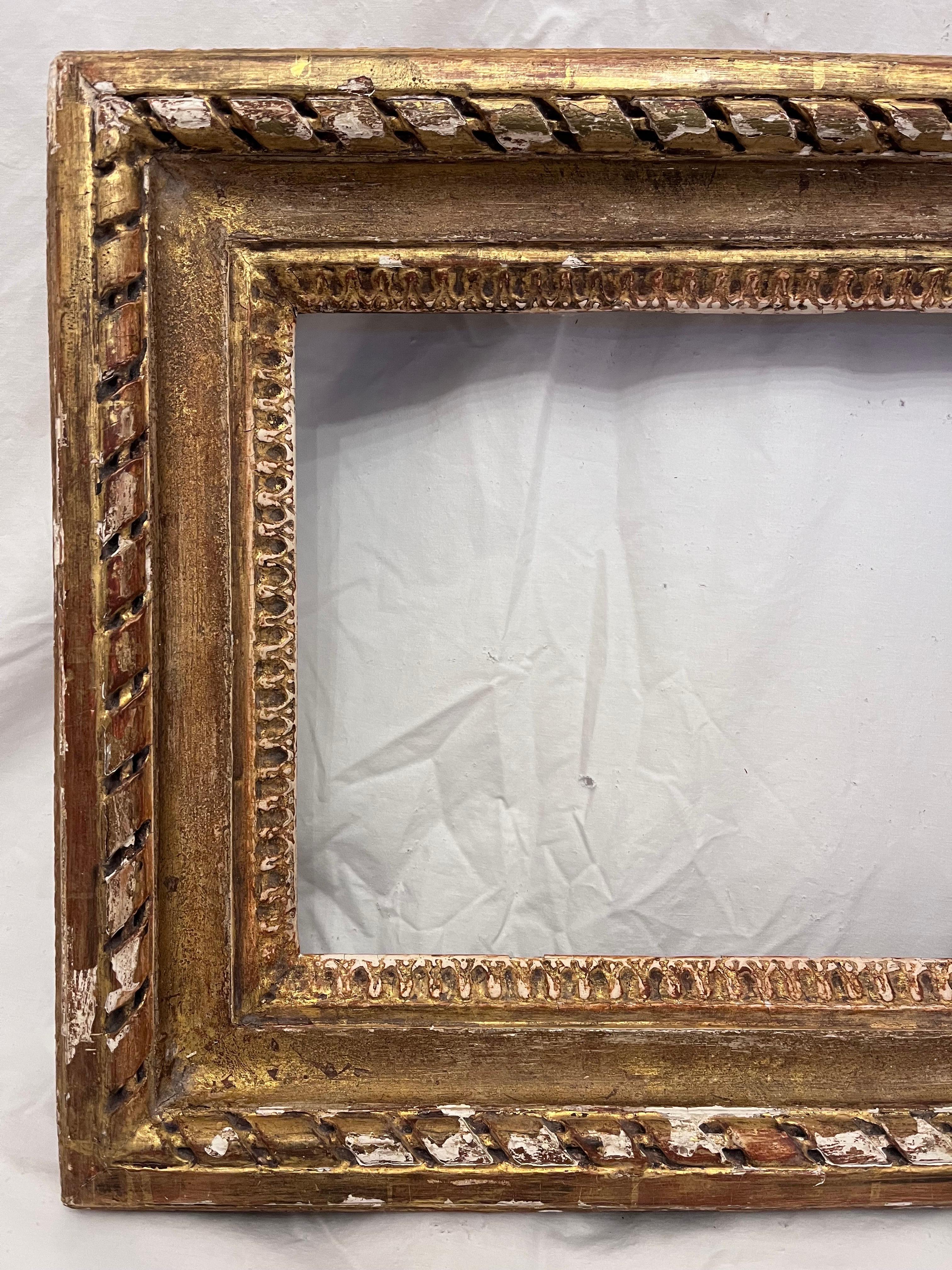 19th Century Antique French Gold Gilt Picture Frame 13 x 10 inch Circa 1880 3