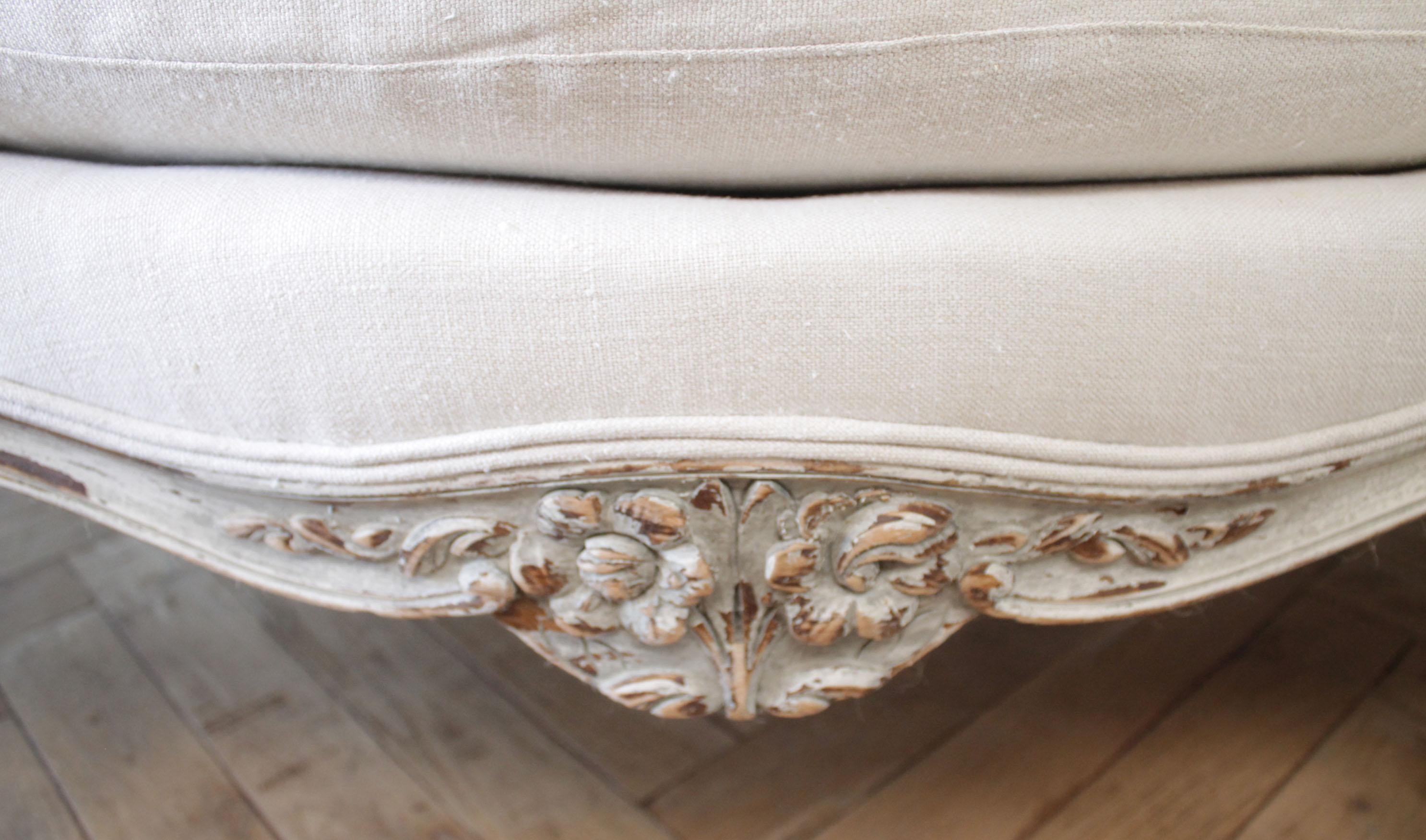 19th Century Antique French Louis XV Style Sofa 2