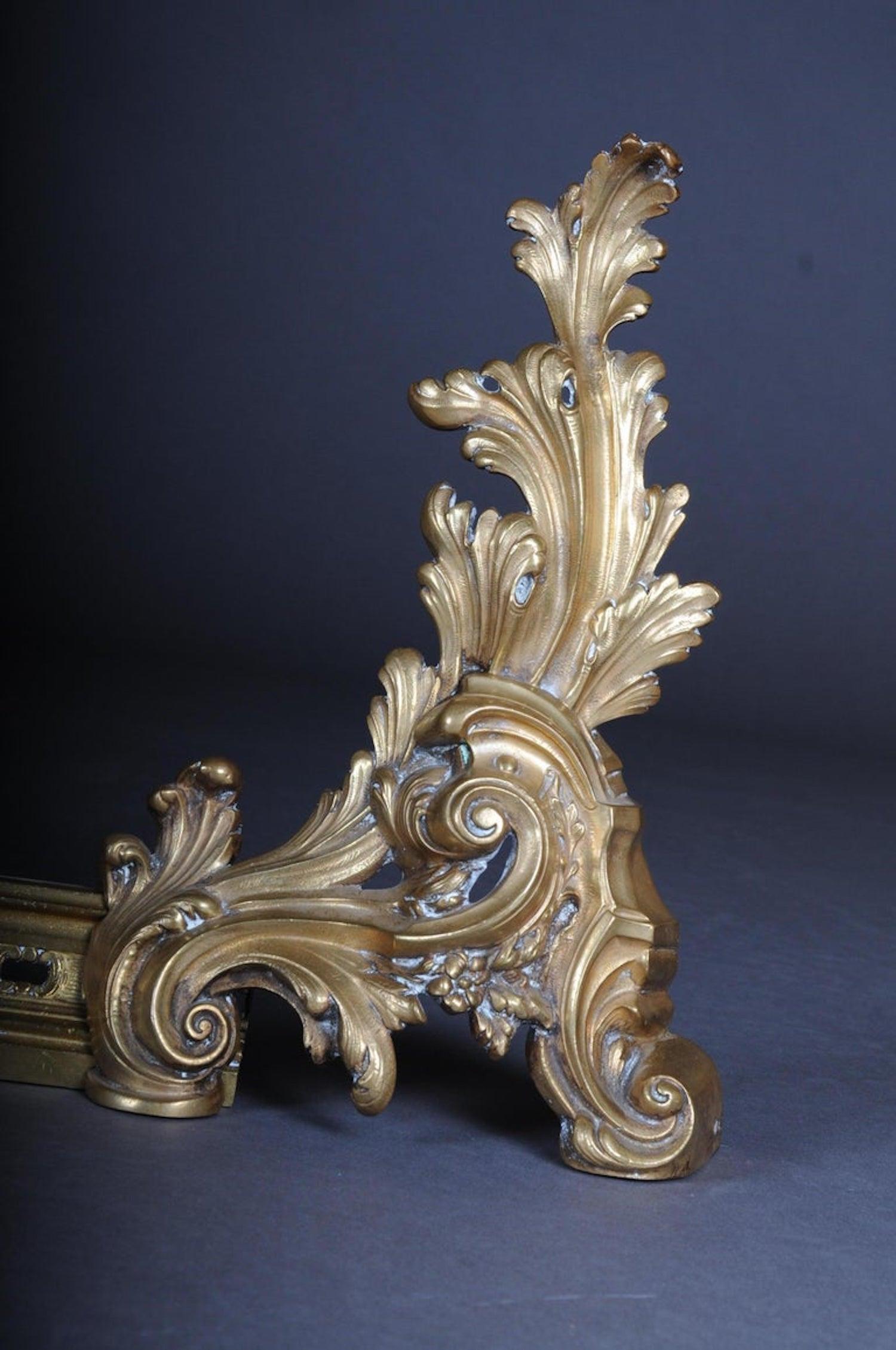 Antique French del 19° secolo, mensola da camino / caminetto in bronzo in vendita 4